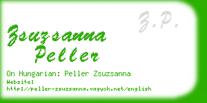 zsuzsanna peller business card